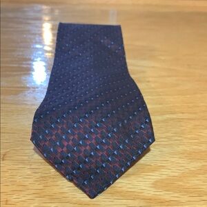 Stylish Red and Blue Textured Tie